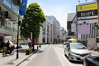 ③ 元町ショッピングストリートをまっすぐ進みます。