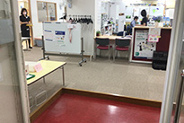 ⑥ 6階が「どんちゃか・理英会　二子玉川校」です。エレベーターをご利用ください。
