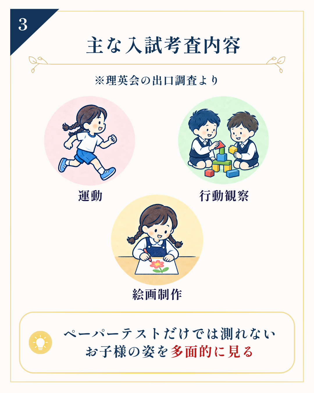 慶應義塾幼稚舎の入試で大切にしたい姿